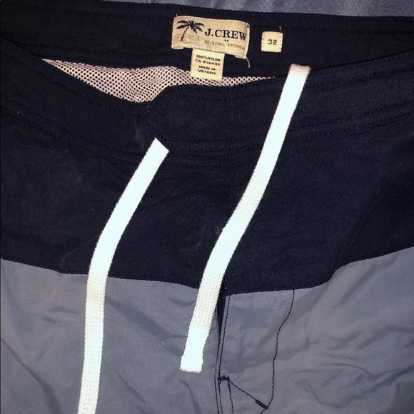 J Crew Colorblock Swim Trunks 32 - Picture 2 of 3